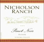 Nicholson Ranch Estate Pinot Noir 2005  Front Label