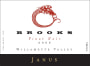 Brooks Janus Pinot Noir 2004 Front Label
