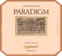 Paradigm Zinfandel 2006  Front Label