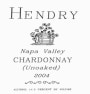 Hendry Unoaked Chardonnay 2004 Front Label