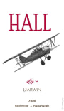 Hall Darwin Red 2006 Front Label