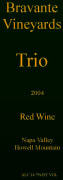 Bravante Vineyards Trio Claret 2004 Front Label