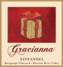 Gracianna Winery Bacigalupi Vineyard Zinfandel 2008 Front Label