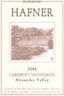 Hafner Vineyard Cabernet Sauvignon 2006 Front Label