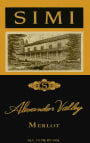 Simi Alexander Valley Merlot 2008 Front Label
