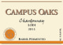 Gnekow Family Winery Campus Oaks Chardonnay 2011  Front Label