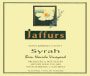Jaffurs Bien Nacido Vineyard Syrah 2003  Front Label