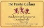 DePonte Baldwin Family Reserve Pinot Noir 2008 Front Label