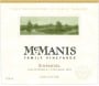 McManis Family Vineyards Zinfandel 2007 Front Label