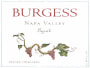 Burgess Syrah 2007 Front Label