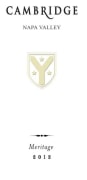 Cambridge California Cellars Meritage 2012 Front Label