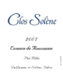 Clos Solene Essence de Roussanne 2007  Front Label