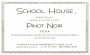 School House Pinot Noir 2004  Front Label