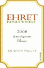 Ehret Family Winery Sauvignon Blanc 2008  Front Label