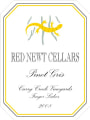 Red Newt Cellars Curry Creek Vineyards Pinot Gris 2008 Front Label