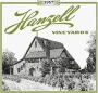 Hanzell Pinot Noir (stained label) 1996 Front Label