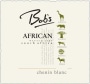 Bob's African Wines Chenin Blanc 2009 Front Label