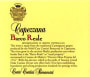 Capezzana Barco Reale di Carmignano 1998 Front Label