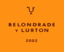 Bodega Belondrade Lurton Verdejo 2002 Front Label