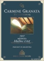 Bodega Carmine Granata Oak Cask Malbec 2007 Front Label