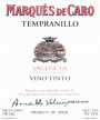 Bodega Cherubino Valsangiacomo Marques de Caro Tinto Tempranillo 2006 Front Label