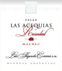 Bodega Correas Valle Las Acequias Rosedal Malbec 2008 Front Label