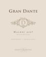 Bodega Dante Robino Lujan de Cuyo Gran Dante Malbec 2007 Front Label