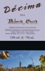 Bodega Decima Ribeira Sacra 2014 Front Label