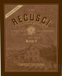 Regusci Winery Block 3 Cabernet Sauvignon 2009 Front Label