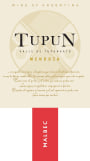 Bodega del Tupun Malbec 2008 Front Label
