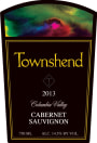 Townshend Cellar Cabernet Sauvignon 2013 Front Label
