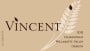 Vincent Wine Company Chardonnay 2012 Front Label