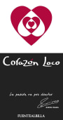 Bodega Iniesta Corazon Loco Tinto 2015 Front Label