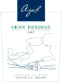 Bodega La Azul Gran Reserva 2007 Front Label