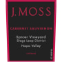 J. Moss Spicer Vineyard Cabernet Sauvignon 2005 Front Label