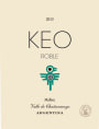 Bodega Paiman Keo Roble Malbec 2013 Front Label