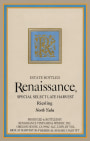 Renaissance Special Select Late Harvest Riesling 1986 Front Label