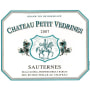 Chateau Doisy Vedrines Chateau Petit Vedrines 2007 Front Label
