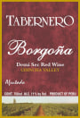 Bodega Tabernero Borgona 2015 Front Label