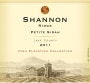 Shannon Ridge High Elevation Collection Petite Sirah 2011  Front Label
