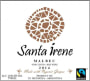 Bodega Vinecol Santa Irene Malbec 2014 Front Label