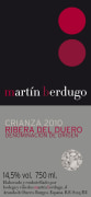 Bodega y Vinedos Martin Berdugo Crianza 2010 Front Label