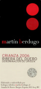 Bodega y Vinedos Martin Berdugo Crianza 2006 Front Label