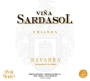 Bodegas Alconde Vina Sardasol Crianza 2009 Front Label