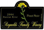 Reynolds Family Winery Russian River Valley Pinot Noir 2004 Front Label