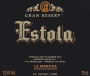 Bodegas Ayuso Estola Gran Reserva Tinto 2001 Front Label
