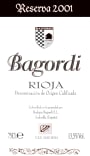 Bodegas Bargordi Reserva 2001 Front Label