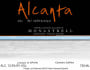 Bodegas Bocopa Alcanta Monastrell Tinto 2012 Front Label