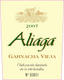 Bodegas Camino del Villar Aliaga Vieja Garnacha 2007 Front Label