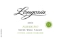 Longoria Albarino 2012 Front Label